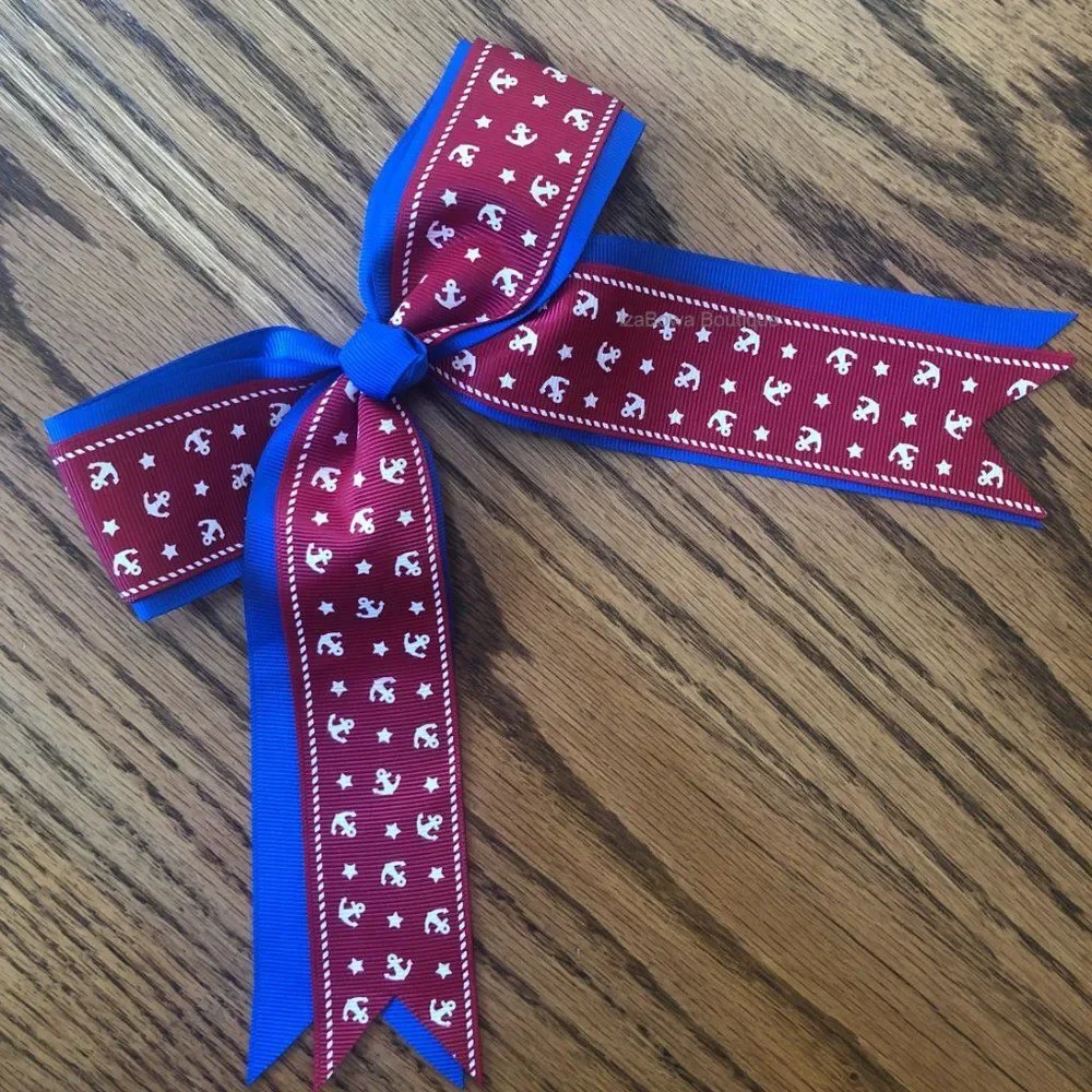 Red & Navy Anchor 6 1/2